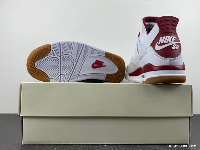 4 Retro DR5415-160 Pine Red SB Jordan 0709